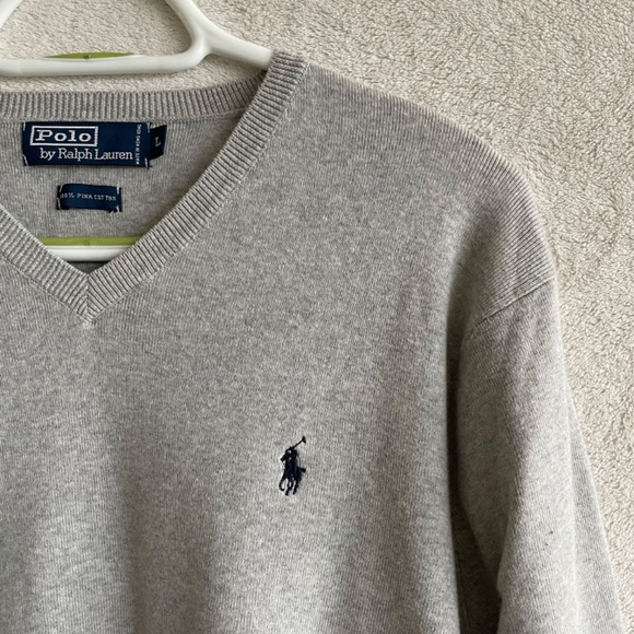 Polo by Ralph Lauren V-Neck Pullover Sweater - Picture 5 of 7